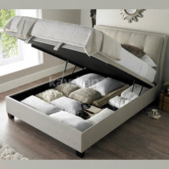 Accent Ottoman Bed - Double - Slate or Oatmeal