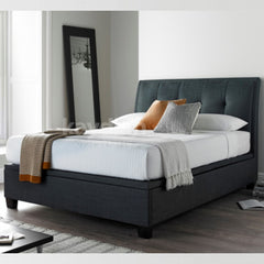 Accent Ottoman Bed - Double - Slate or Oatmeal