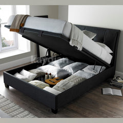 Accent Ottoman Bed - Super King - Slate or Oatmeal